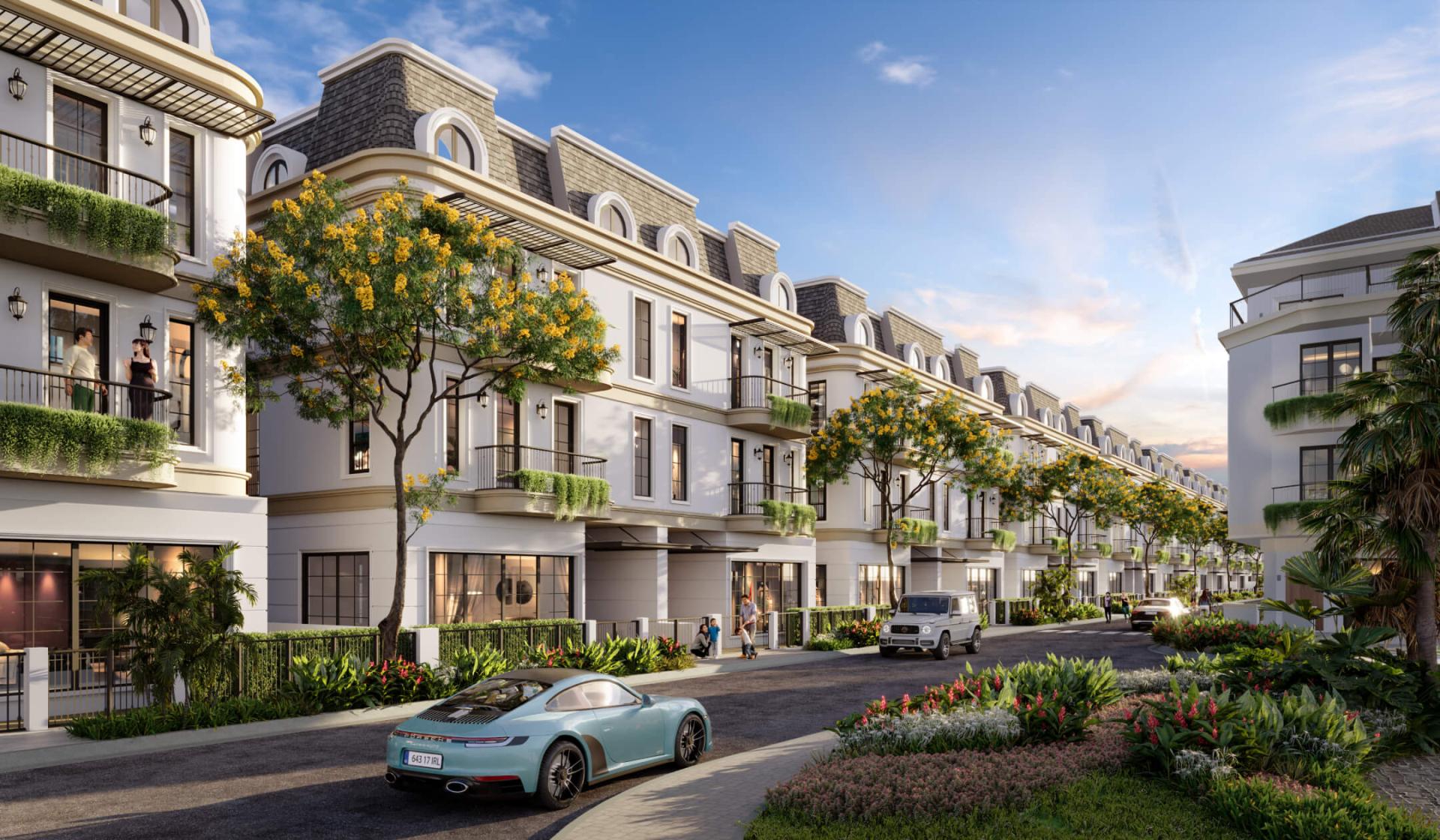 Phối cảnh Song lập Phú Mỹ Estates